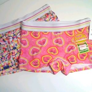 Girls Med 'Boyshorts' Undies (set of 2)